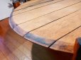 画像4: 【送料無料】 ヴィンテージ 木製　樽材 ガーデン テーブル 飾り台 陳列棚 ディスプレイ台 古道具 店舗什器