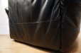 画像18: 北欧モダン　総本革　レザー　ブラック　高級　シングルソファ　可動式ヘッドレスト　ハイバックソファ　1Pソファ　アームソファ