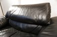 画像11: 北欧モダン　総本革　レザー　ブラック　高級　シングルソファ　可動式ヘッドレスト　ハイバックソファ　1Pソファ　アームソファ