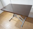 画像2: イタリア製　リフティングテーブル　リフトアップテーブル　昇降テーブル　ローテーブル　センターテーブル　ダイニングテーブル　エクステンション　伸縮　拡張