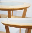 画像10: 北欧モダン　サイドテーブル　ガラストップ　ラウンドテーブル　コンソール　丸テーブル　ソファサイドテーブル　棚　台　ホテル 什器