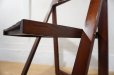 画像11: 古い木味　英国カフェ　ヴィンテージ　フォールディングチェア　デスクチェア　作業椅子　アトリエ　クウネル　1脚出品　在庫3脚　(3)