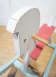 画像3: ヴィンテージ　ペインティング　木馬　ロッキングホース　遊具　玩具　チャイルドチェア　ベビーチェア　子供椅子　インテリア　オブジェ　西洋　英国