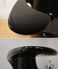 画像17: デザイナーズモダン　ロビーチェア　アームチェア　椅子　イス　ブラック色　北欧　カフェ　1脚出品　在庫3脚　(1)