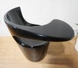 画像15: デザイナーズモダン　ロビーチェア　アームチェア　椅子　イス　ブラック色　北欧　カフェ　1脚出品　在庫3脚　(1)