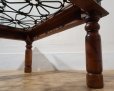 画像6: 西洋　洋館　クラシック　センターテーブル　ガラストップ　アイアン　彫刻　アンティーク　英国スタイル