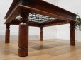 画像7: 西洋　洋館　クラシック　センターテーブル　ガラストップ　アイアン　彫刻　アンティーク　英国スタイル