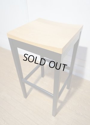 画像1: 【 オーク材　ナラ材　無垢材　ハイスツール　チェア　椅子　飾り台　サイドテーブル 】　和モダン　北欧スタイル　