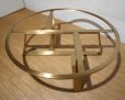 画像15: 高級逸品　大理石　センターテーブル　ローテーブル　リビングテーブル　円形　ゴールド　アイアン　フレーム