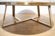 画像13: 高級逸品　大理石　センターテーブル　ローテーブル　リビングテーブル　円形　ゴールド　アイアン　フレーム