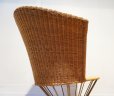 画像7: 北欧　ヴィンテージ　ラタン　藤　ガーデンチェア　イージーチェア　ラウンジチェア　 アイアン　椅子　イス　パリのアパルトマン　(1)