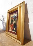 画像4: 美術品　PICASSO パブロ・ピカソ　ステンドグラス　人物画　絵画　金縁　木製フレーム　インテリア　アート作品　ガラス張り　壁掛け　ディスプレイ　店舗什器　洋館　西洋