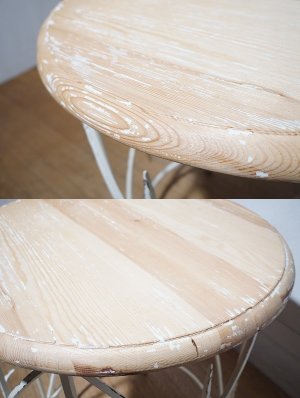 画像12: 【未使用品】　VANTHIEL ルディ・ヴァン・ティエル　Round Table　アトリエ　フレンチ アンティーク 調　ラウンドテーブル　飾り棚　台　ガーデンテーブル　カントリー　作業台　アイアン　彫刻　英国 カフェ　店舗什器