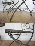 画像15: ヴィンテージ　アイアン　ガーデンテーブル ＆ チェア　椅子　イス　ガーデニングアイテム　☆３点セット☆　パリのアパルトマン