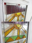 画像14: ヴィンテージ　ステンドグラス　建具　ドア　扉　窓枠　木枠　間仕切り　パーテーション　アンティーク　英国　イギリス