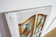 画像17: ヴィンテージ　ステンドグラス　建具　ドア　扉　窓枠　木枠　間仕切り　パーテーション　アンティーク　イギリス　英国