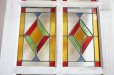 画像13: ヴィンテージ　ステンドグラス　建具　ドア　扉　窓枠　木枠　間仕切り　パーテーション　アンティーク　イギリス　英国