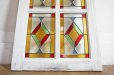 画像11: ヴィンテージ　ステンドグラス　建具　ドア　扉　窓枠　木枠　間仕切り　パーテーション　アンティーク　イギリス　英国
