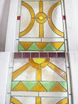 画像12: ヴィンテージ　ステンドグラス　建具　ドア　扉　窓枠　木枠　間仕切り　パーテーション　アンティーク　英国　イギリス