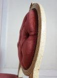 画像5: Made in ITALY　西洋　洋館　ロココ様式　サロンチェア　彫刻　鋲打ち　椅子　イス　姫系　アンティーク