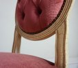 画像4: Made in ITALY　西洋　洋館　ロココ様式　サロンチェア　彫刻　鋲打ち　椅子　イス　姫系　アンティーク
