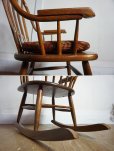 画像14: 洋館　アンティーク　オーク材　ロッキングチェア　アームチェア　揺り椅子　英国スタイル