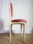 画像6: Made in ITALY　西洋　洋館　ロココ様式　サロンチェア　彫刻　鋲打ち　椅子　イス　姫系　アンティーク
