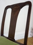 画像4: 英国 アンティーク　バルボスレッグ　彫刻　ダイニングチェア　サロンチェア　サイドチェア　オーク材  椅子　イス　イギリス　西洋　洋館