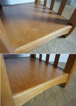 画像15: 【美品】　洋館　アンティーク　スクエア　サイドテーブル　コーナーテーブル　飾り棚　花台　西洋　クラシカル