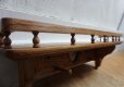 画像15: 英国 アンティーク オーク 無垢材 ウォールシェルフ 飾り棚 陳列台 壁掛け コートハンガー フック ディスプレイ ラック