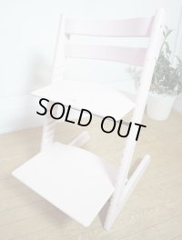 北欧　ノルウェー　STOKKE ストッケ　Tripp Trapp Chair トリップトラップチェア　成長する椅子　子供から大人まで！　ダイニング　学習椅子　デスクチェア　高さ調節機能　子供椅子　キッズチェア　ベビーチェア　ピンク色