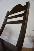 画像8: 英国　カフェ　フォールディングチェア　折り畳み椅子　ビーチ材　アンティーク　ヴィンテージ　アトリエ　(2)