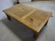 画像1: 古い木　アンティーク　オールドパイン材　無垢材　ローテーブル　センターテーブル　棚　台　西洋　英国　フランス (1)