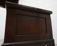 画像7: エルムウッド　楡材　ニレ材　ガラストップ　チェスト　飾り台　棚　テーブル　収納　時代家具　アンティーク　ディスプレイ　古民家　カフェ