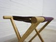 画像7: 古い木　日本　アンティーク　フォールディングチェア　折り畳み　椅子　イス　スツール　古民家　カフェ