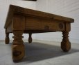画像13: 古い木　アンティーク　オールドパイン材　無垢材　ローテーブル　センターテーブル　棚　台　西洋　英国　フランス