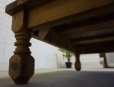 画像15: 古い木　アンティーク　オールドパイン材　無垢材　ローテーブル　センターテーブル　棚　台　西洋　英国　フランス