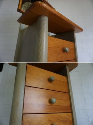 画像14: 北欧モダン　ドレッサー　チェスト　収納棚　化粧台　鏡　ミラー　5杯