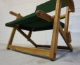 画像12: 未使用　北欧モダン　カントリー　フォールディングチェア　折り畳み椅子　ローチェア　アームチェア　アウトドア　ガーデンチェア　デッキチェア　緑色　１脚出品