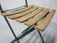 画像9: フランス　ヴィンテージ　フォールディングチェア　サイドチェア　ディスプレイ　ガーデン　折り畳み　椅子　アイアン　天然木　カントリー　シールあり　(1)