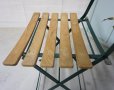画像10: フランス　ヴィンテージ　フォールディングチェア　サイドチェア　ディスプレイ　ガーデン　折り畳み　椅子　アイアン　天然木　カントリー　(2)