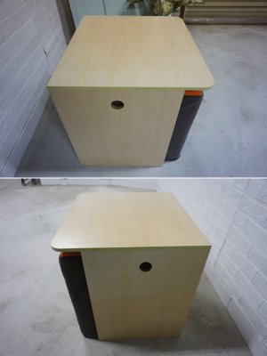 画像11: 北欧モダン　キッズ　子供　机　椅子　デスク　勉強机　学習セット　作業台　テーブル