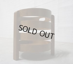 画像2: 希少　ヴィンテージ　チーク材　サイトーウッド　プランタースタンド　収納ラック　マガジンラック　雑誌入れ　本棚　スタンド　ディスプレイ　収納ケース