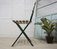 画像5: フランス　ヴィンテージ　フォールディングチェア　サイドチェア　ディスプレイ　ガーデン　折り畳み　椅子　アイアン　天然木　カントリー　(2)