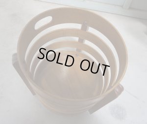 画像3: 希少　ヴィンテージ　チーク材　サイトーウッド　プランタースタンド　収納ラック　マガジンラック　雑誌入れ　本棚　スタンド　ディスプレイ　収納ケース