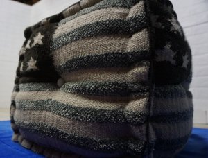 画像2: USA 星条旗　サーフ　カリフォルニア　ソファ　サイドテーブル　ソファ　スツール　椅子　チェア　オットマン　重量10KG　西海岸style