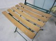 画像8: フランス　ヴィンテージ　フォールディングチェア　サイドチェア　ディスプレイ　ガーデン　折り畳み　椅子　アイアン　天然木　カントリー　シールあり　(1)