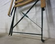 画像10: 古い木　フランス　ヴィンテージ　アイアン　フォールディングチェア　サイドチェア　アームチェア　ディスプレイ　ガーデン　折り畳み　椅子　カントリー　(2)