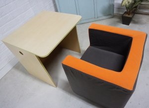 画像5: 北欧モダン　キッズ　子供　机　椅子　デスク　勉強机　学習セット　作業台　テーブル