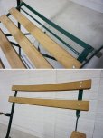 画像12: フランス　ヴィンテージ　フォールディングチェア　サイドチェア　アームチェア　ディスプレイ　ガーデン　折り畳み　椅子　アイアン　天然木　カントリー　(1)